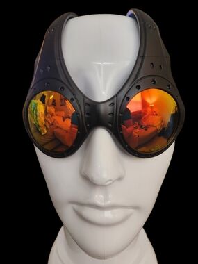Oakley Over the Top Sunglasses Black Frame Orange Iridium Lenses